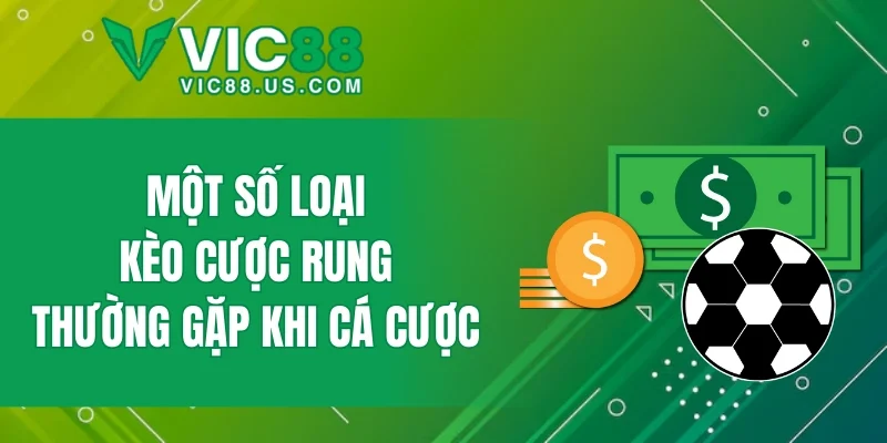 Một số loại kèo cược rung thường gặp khi cá cược